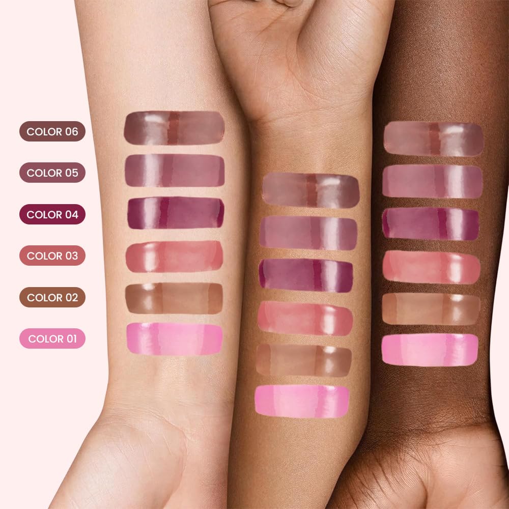 FeiCuiYun Lip Tinted Glowy Balm Hydrating Tinted Lip Serum Lip Gloss, Ultra-Hydrating Natural Vegan Lip Balm, Sheer-Tinted Shine & Hydration, Soothes & Softens Dry Lips Skincare (Light Pink) FeiCuiYun buy supplements canada