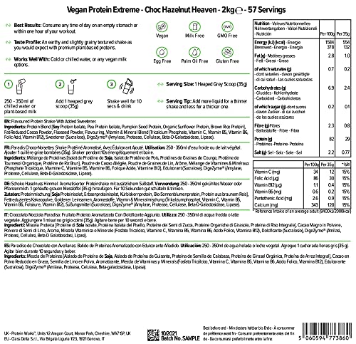 Protein Works - Vegan Protein Extreme | 29g Plant Based Protein | Added Vitamin Blend Protein Works buy supplements canada