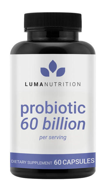 Luma Nutrition Probiotics 60 Billion CFU Per Serving with Prebiotics - Probiotics for Women and Men - Formulated for Digestive Enzyme Health Luma Nutrition buy supplements canada