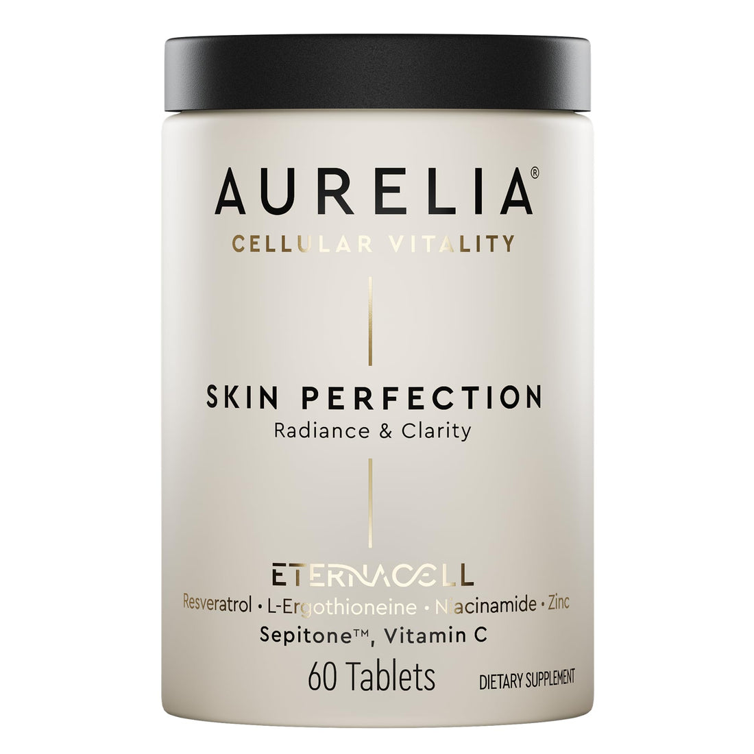 AURELIA Skin Perfection | Advanced Cellular Anti-Aging Supplement | Enhance Skin Clarity, & Tone | with Zinc, Resveratrol, Niacinamide, Ergothioneine, & Vitamin C AURELIA buy supplements canada