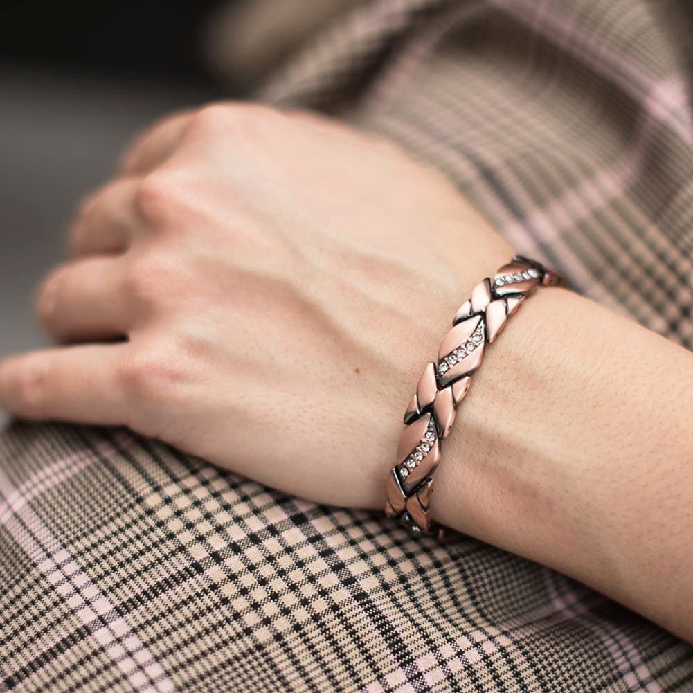 Vicmag Copper Bracelet for Women 99.9% Solid Pure Copper Valentine's Day Gift for Her with Adjustment Tool Vicmag buy supplements canada