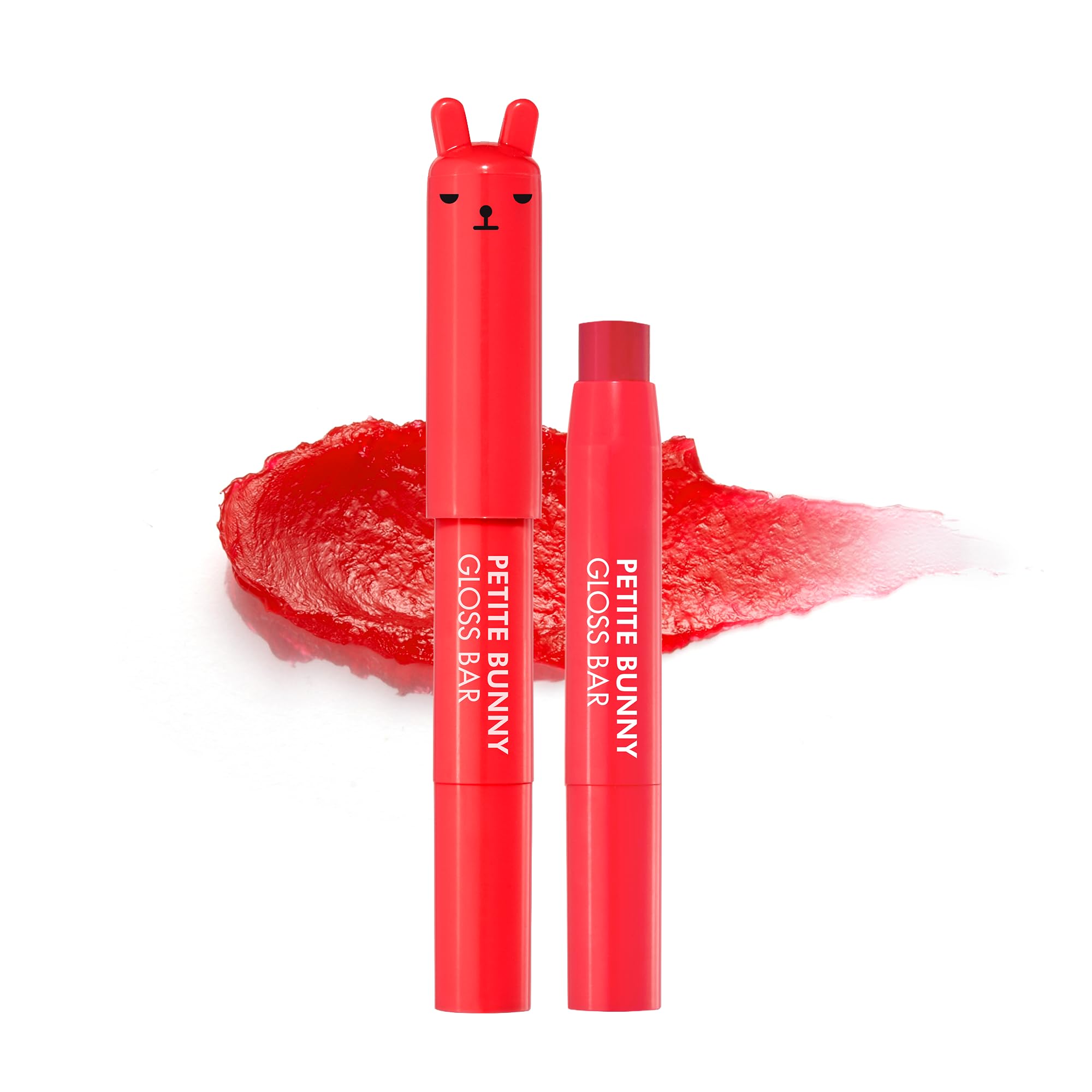 TONYMOLY Petit Bunny Lip Gloss – Easter Basket Stuffer, Cute Bunny Lip Crayon, Hydrating Korean Lip Gloss with Vitamin E for Soft, Juicy Cherry TONYMOLY buy supplements canada