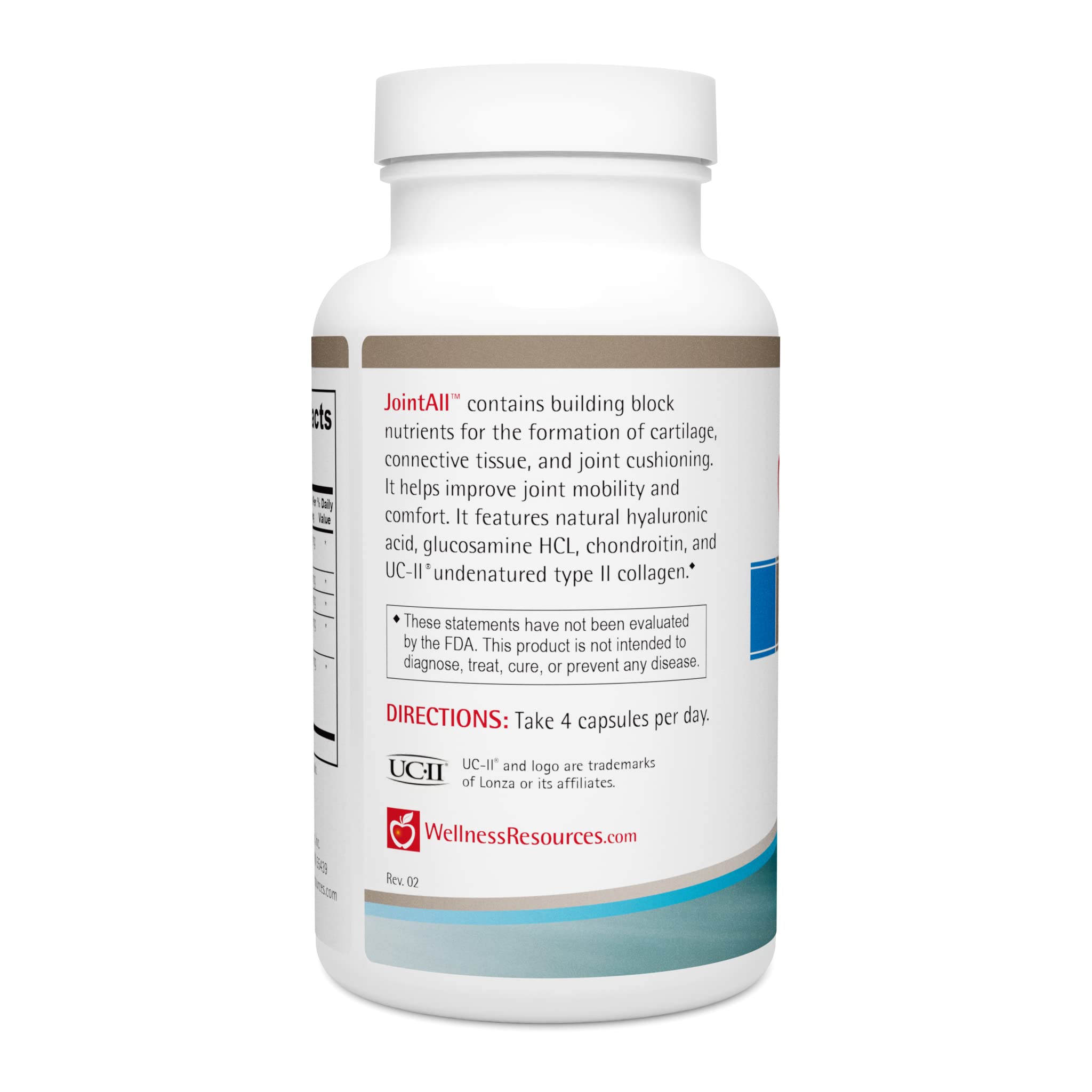 Wellness Resources JointAll - Joint Support Supplement with Natural Hyaluronic Acid, UC-II Collagen, Glucosamine, Chondroitin for Joint Strength and Comfort (120 Capsules) … Wellness Resources buy supplements canada