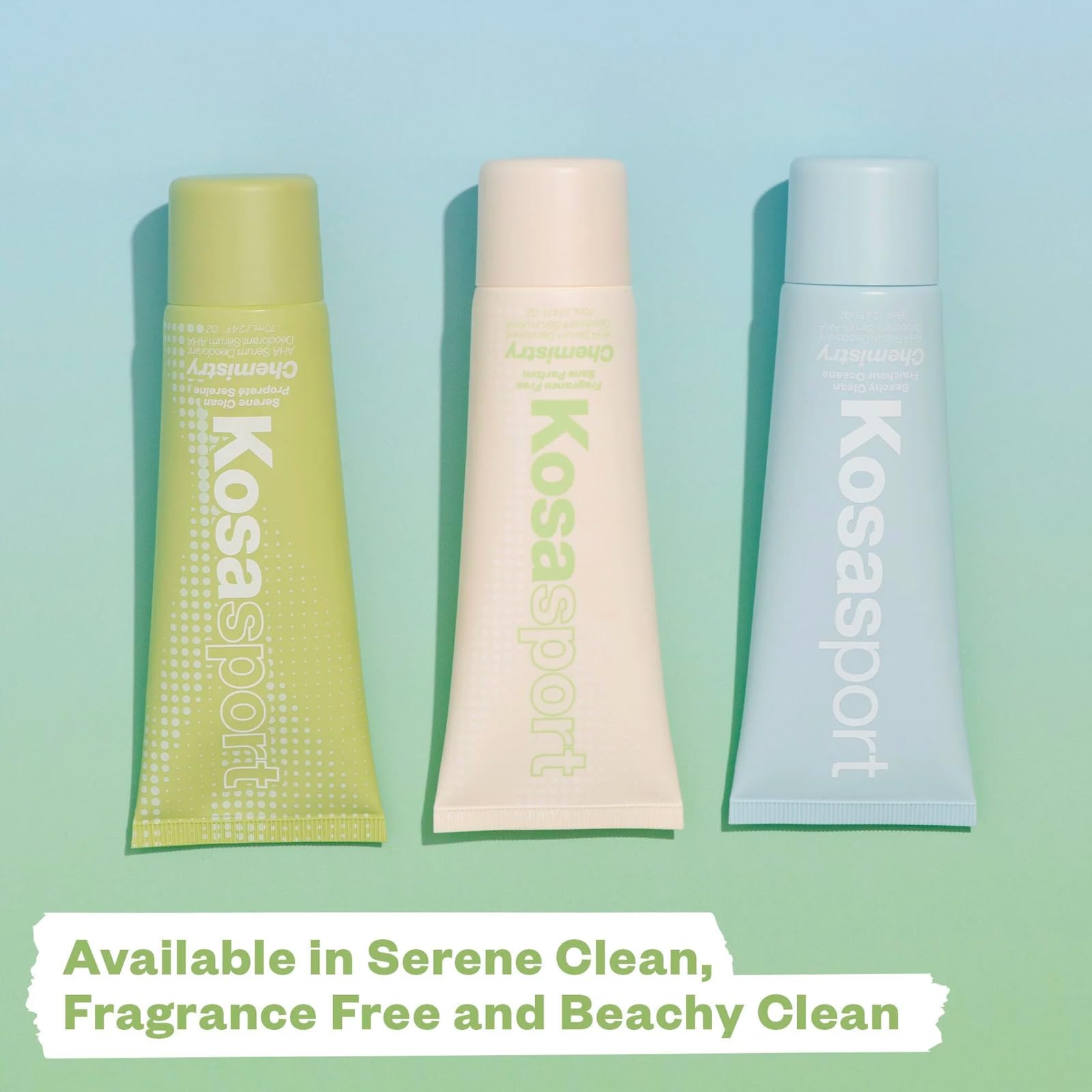 Kosas Chemistry Deodorant - Aluminium and Baking Soda Free + BO-Fighting AHA Serum that Exfoliates, Softens, and Nourishes the Skin, (Serene Clean) Kosas buy supplements canada