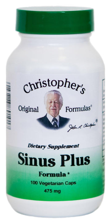 Christopher's Original Formulas Sinus Plus, Sinus Support Capsules, Whole Herb Synergistic Blend, 100 Count Christopher's Original Formulas buy supplements canada
