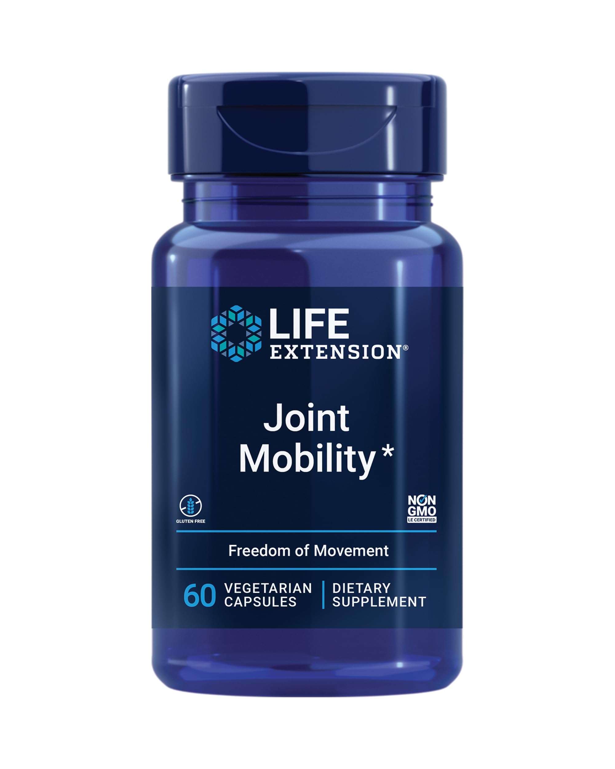 Life Extension Joint Mobility, relieves Minor Knee discomfort & Improves Range of Motion, Turmeric & Tamarind, Gluten-Free, Non-GMO, Vegetarian, 60 Capsules Life Extension buy supplements canada