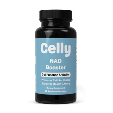 Celly NAD Booster | Longevity Supplement for Healthy Aging with NR (Nicotinamide Riboside) and Nicotinamide | Promotes Cell Function & Vitality | Non-GMO & 3rd Party Tested Celly buy supplements canada