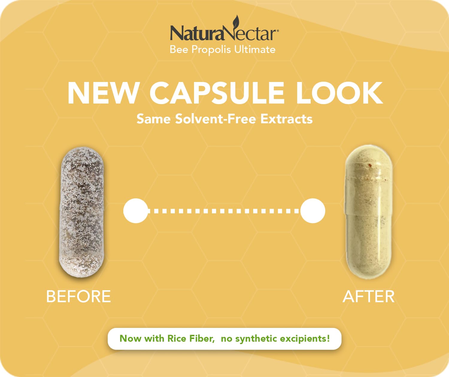 NaturaNectar - Ultimate Bee Propolis Capsules - NSF Contents Certified -Brazilian Red, Brown, & Green - Gluten-Free Supplement with Flavonoids - Naturally Sourced Through Ethical Beekeeping (60pcs.) NaturaNectar buy supplements canada