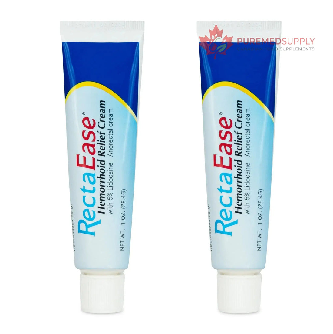 RectaEase (2 Pack) 5% Lidocaine Hemorrhoid Relief Cream 1 oz Tube, Anorectal Cream, Rapid Numbing Relief, Hemorrhoid Treatment from Itch and Burn RectaEase buy supplements canada
