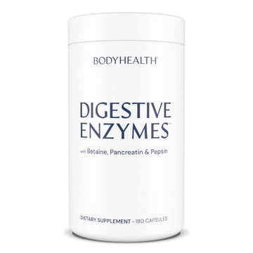 BodyHealth Digestive Enzymes Full Spectrum Digestive Support (180 caps), Betaine, Pepsin, Pancreatin BPP Loaded with Enzymes and Probiotics, Re BodyHealth buy supplements canada