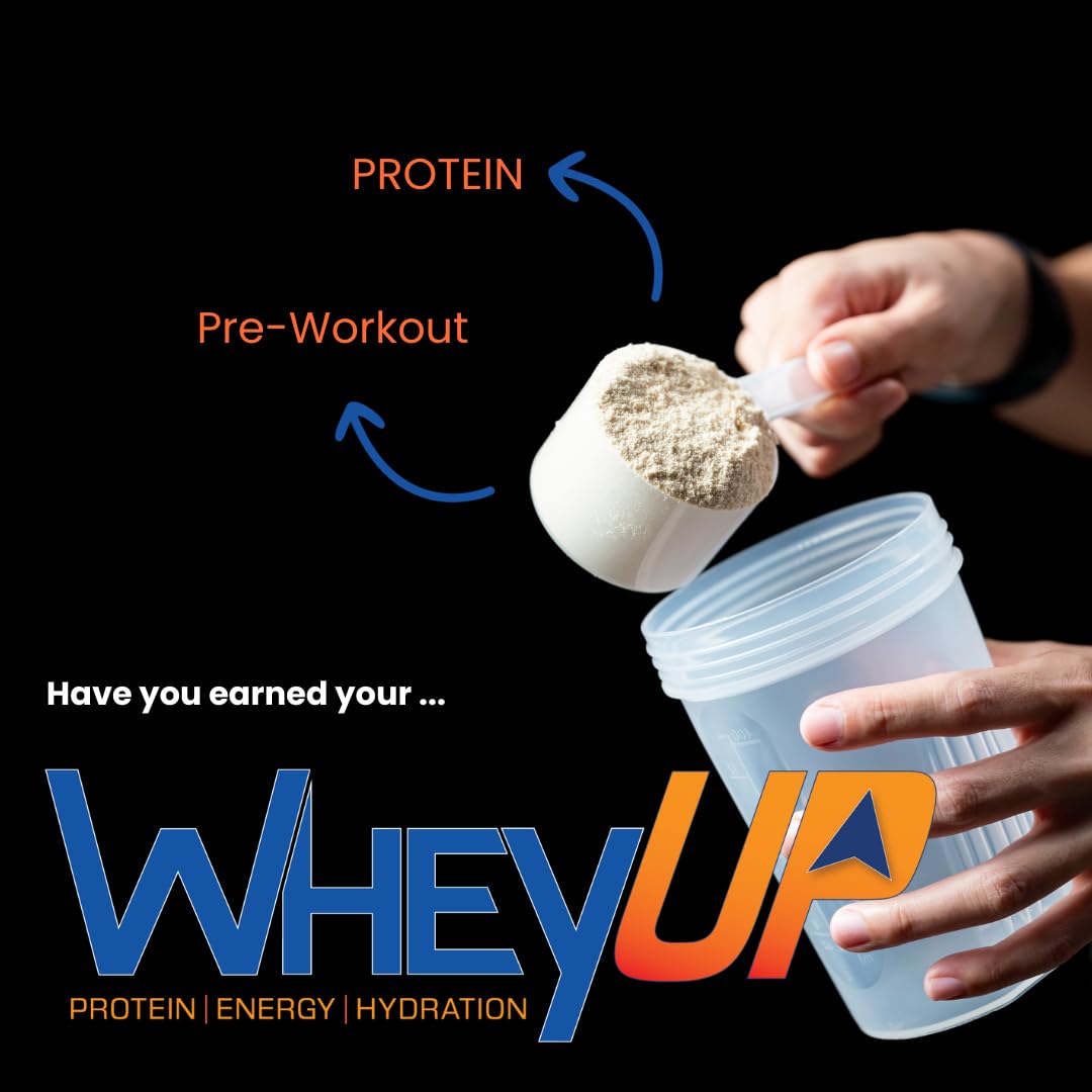 WheyUP Clear Whey Isolate Protein Powder, Blue Raspberry - 150mg Caffeine - 20 Servings WheyUP buy supplements canada