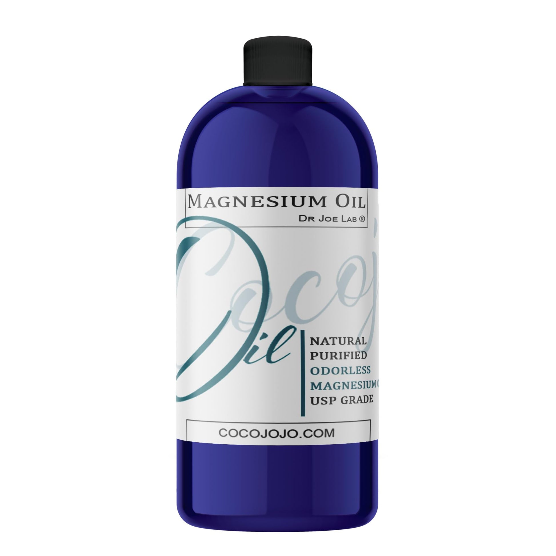 Dr Joe Lab Pure Magnesium Oil - Natural, USP Grade, Purified, Bulk - 32 oz - Bulk Economic Refill - for Body, Skin, Muscle, Joints, Arms, Legs, Calves, Massage, Deep Tissue by COCOJOJO Dr Joe Lab buy supplements canada