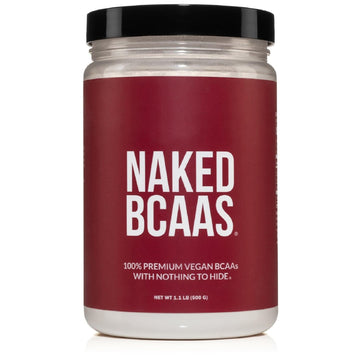NAKED BCAAs Amino Acids Powder, Only 1 Ingredient, Pure 2:1:1 Formula, Vegan Unflavored Branched Chain Amino Acids, Instantized All Natural BCAA Supplement - 500 Grams, 100 Servings NAKED buy supplements canada