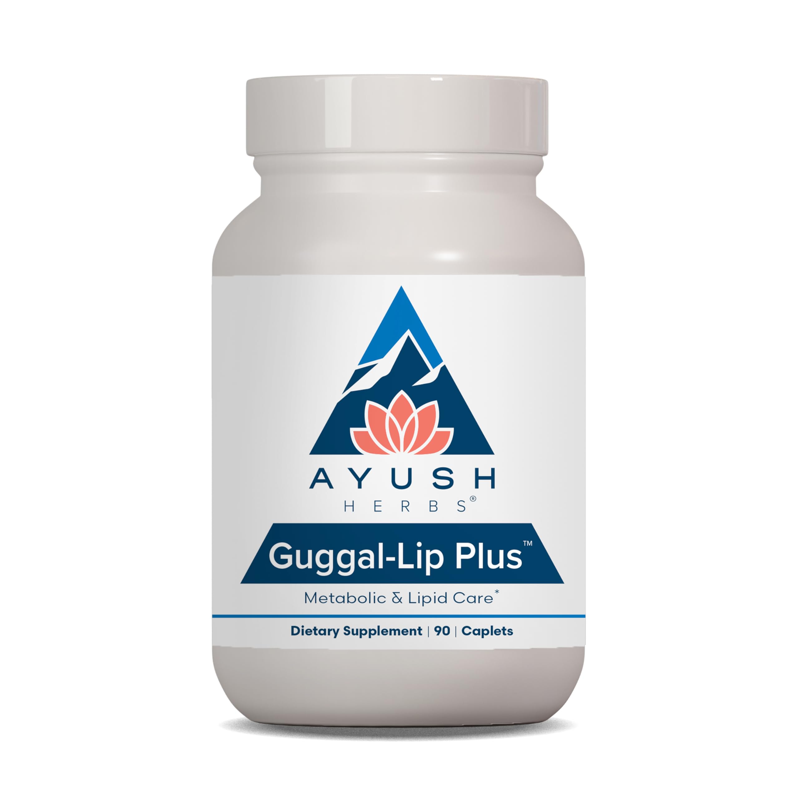 Ayush Herbs Guggal-Lip Plus - Metabolic Vitamins for Women & Men, Daily Pill, Pure & Natural Metabolic Health Supplement with Guggul - 90 Vegetarian Caplets (1 Count) Ayush Herbs buy supplements canada