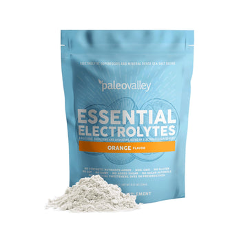 Paleovalley Essential Electrolytes Powder - Full Spectrum Orange Electrolyte Powder for Hydration, Energy and Muscle Recovery - No Sugar Added - 30 Servings Paleovalley buy supplements canada