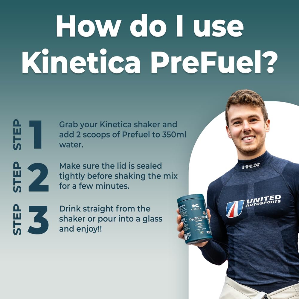 Kinetica PreFuel, Pre Workout, 5.7g Amino Acids & 2.2g BCAA's per Serving, 30 Servings Kinetica buy supplements canada