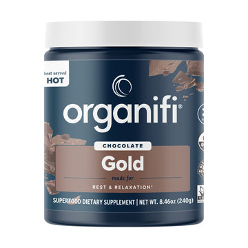 Organifi - Gold Chocolate - Superfood Supplement Powder - 20 Day Supply - Supports Rest Organifi buy supplements canada