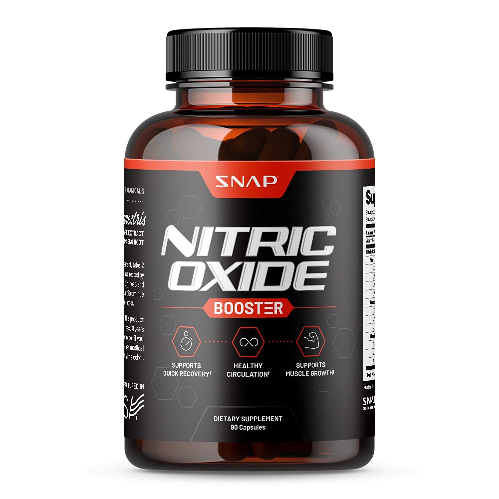 Snap Supplements Nitric Oxide Booster, Nitric Oxide Supplement for Blood Circulation Snap Supplements buy supplements canada