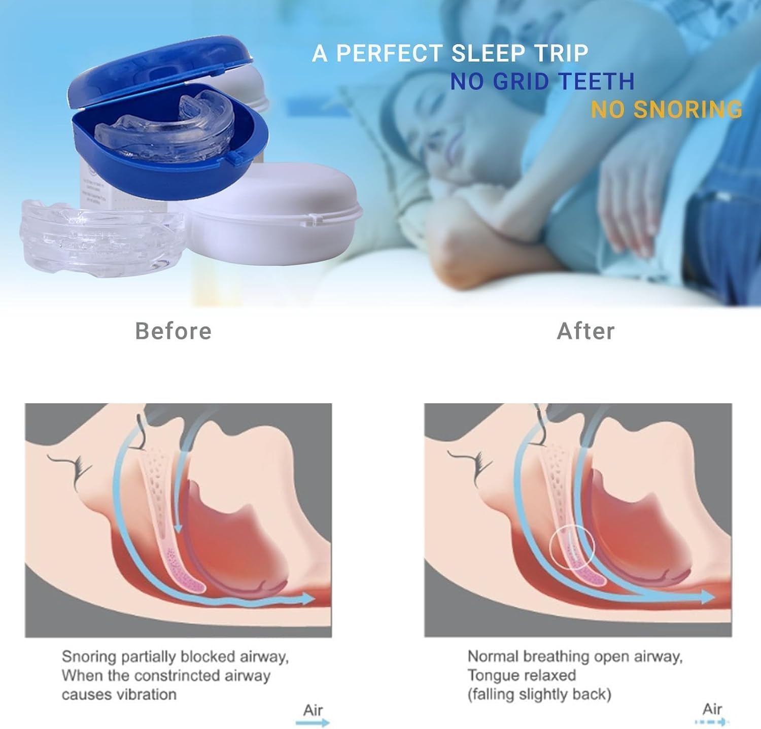 SereneSleep Mouthpiece (Blue) BAWOTY buy supplements canada