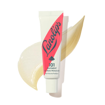Lanolin 101 Multipurpose Ointment - Lanolin Lip Balm & Healing Ointment for Skin Barrier Repair - Moisturizer for Dry Lips, Cuticles & Elbows - No Petroleum Formula - Watermelon (0.35 oz) Lanolips buy supplements canada