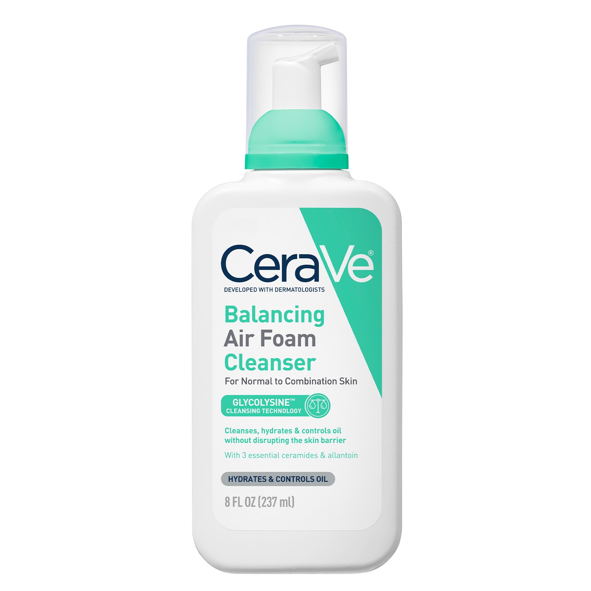CeraVe Balancing Air Foam Face Wash, Foaming Facial Cleanser For Combination Skin, 8HR Oil Control + 24HR Hydration CeraVe buy supplements canada