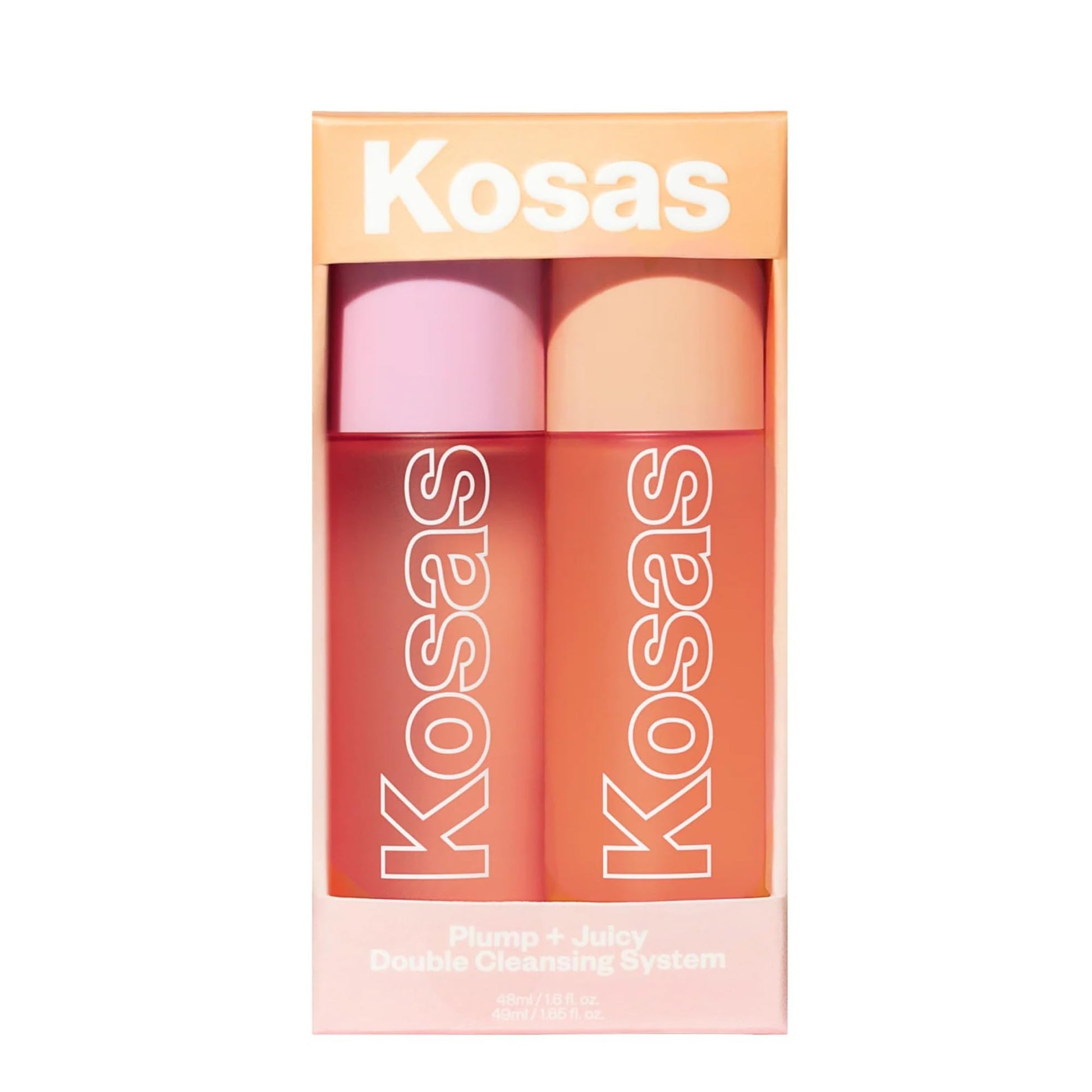 Kosas Mini Plump + Juicy Double Cleansing System — Botanical Oil Cleanser + Gel Cleanser Set, Soap & Sulfate Free, Hydrating Makeup Remover for All Skin Types Kosas buy supplements canada