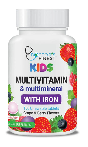 Lifeable Multivitamin & Multimineral with Iron Chewables for Kids – Vegetarian – Gluten Free Vegetarian – Great Tasting Doctors Orders buy supplements canada
