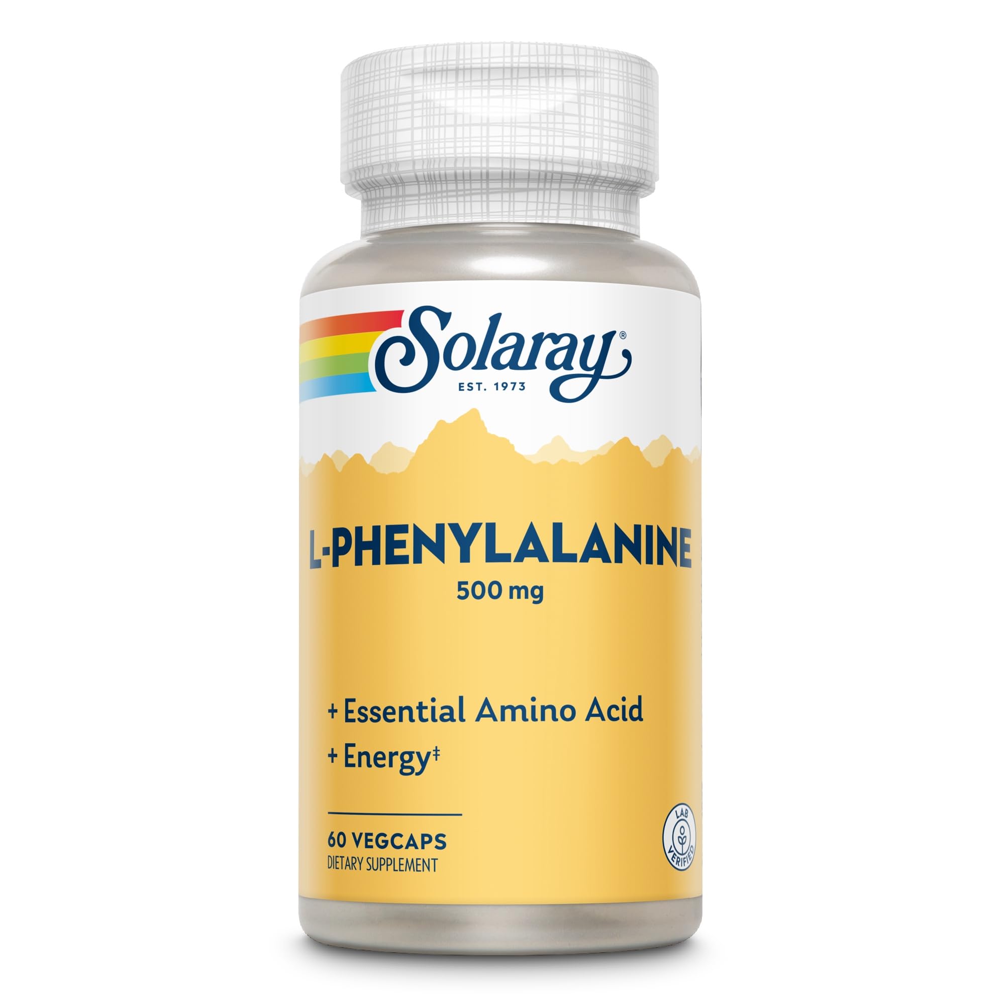 SOLARAY L-Phenylalanine Veg Cap (Btl-Plastic) 500mg | 60ct SOLARAY buy supplements canada