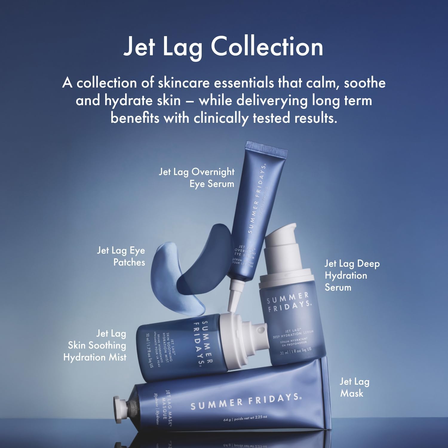 Summer Fridays Jet Lag Mask - Hydrating Face Moisturizer + Mask - Enriched with Hyaluronic Acid, Niacinamide, Glycerin + Antioxidants Helps Nourish Skin for a Renewed + Radiant Complexion (2.25 Oz) Summer Fridays buy supplements canada
