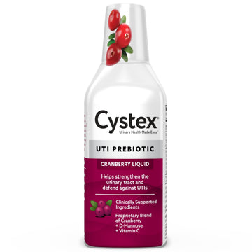 Cystex Urinary Tract Infection Support & Prevention - Cranberry Prebiotic Supplement with D-Mannose & Vitamin C for UTI Protection & Urinary Health Maintenance - 7.6 fl oz (Pack of 1) Cystex buy supplements canada
