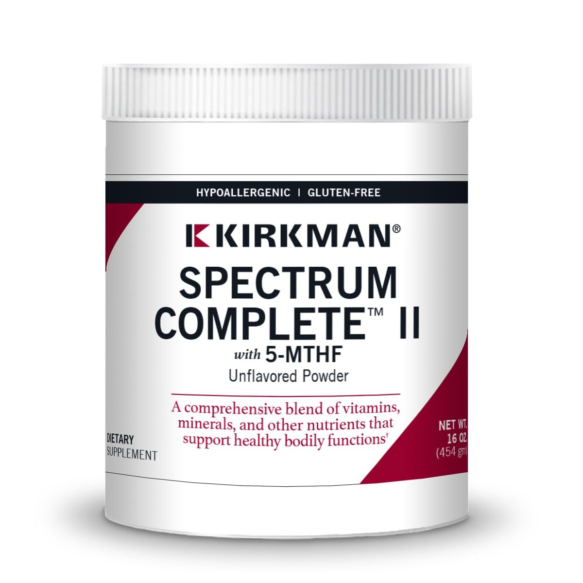 Kirkman Spectrum Complete II Powder - Hypoallergenic - 454 gm/16 oz Kirkman buy supplements canada