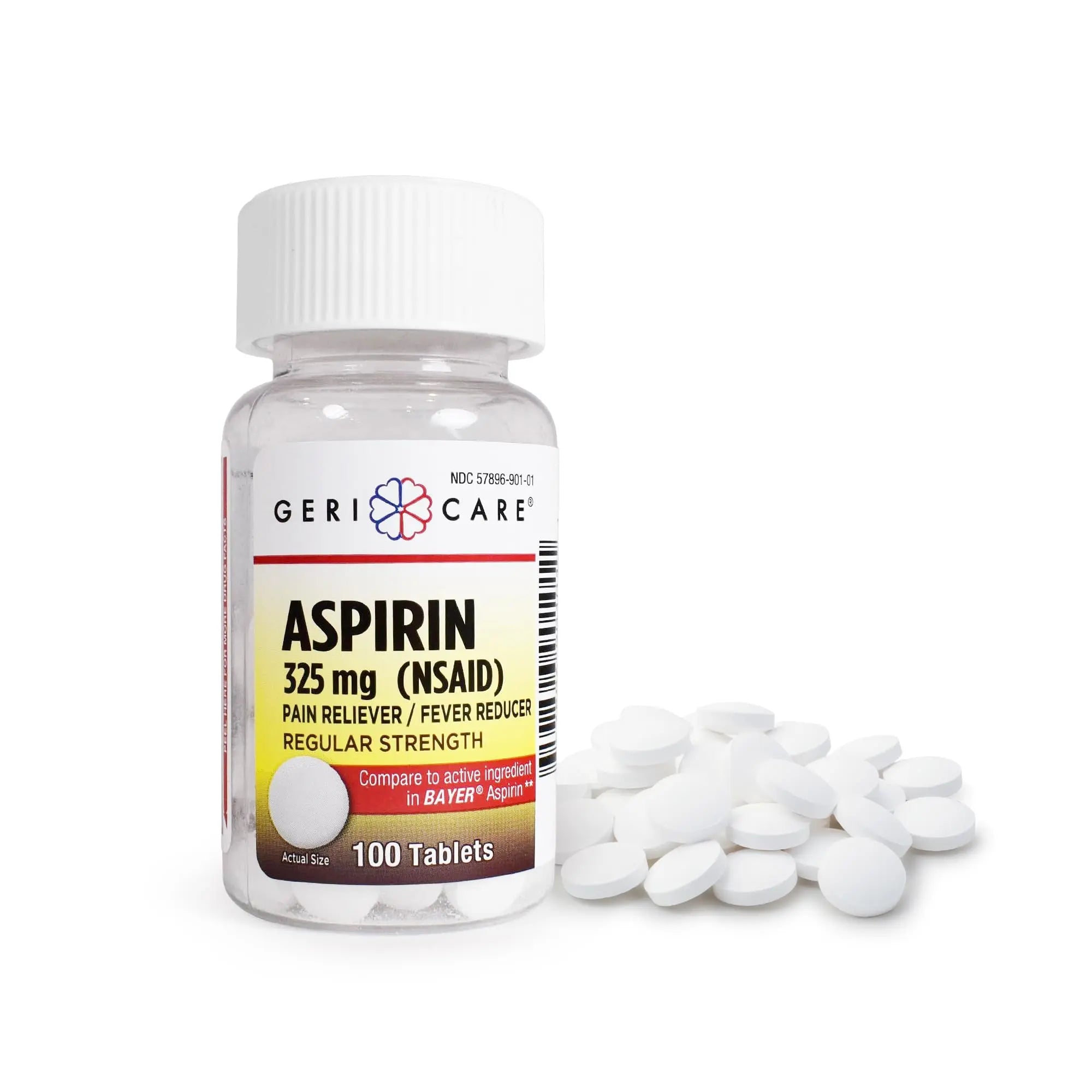 GeriCare Bottled Aspirin 325mg 100 Count Bottle (Pack of 1) GeriCare buy supplements canada