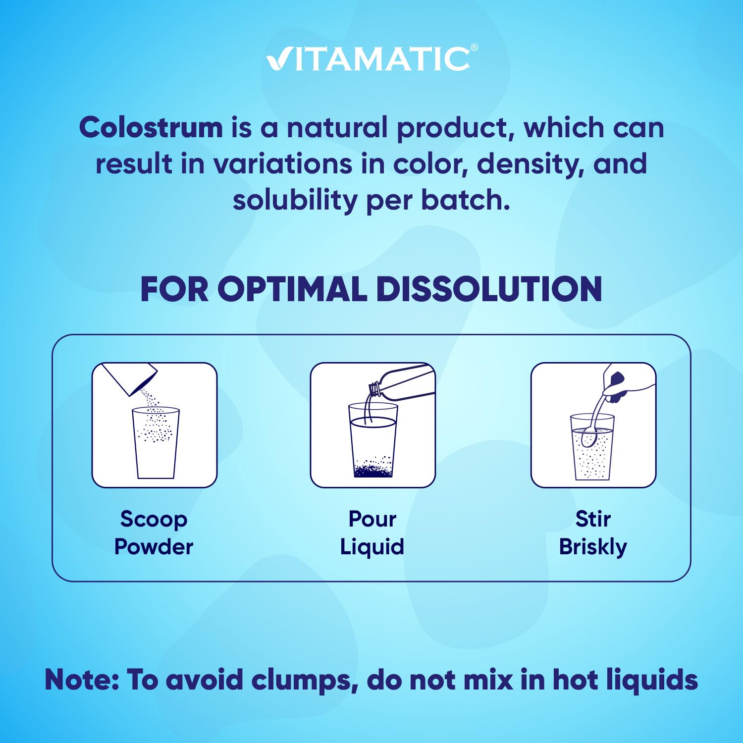 Vitamatic Bovine Colostrum + Collagen Powder - Supplement for Gut Health, Hair Growth, Beauty, Muscle Recovery, & Immune Support - Easy to Mix - Unflavored - 454 Gram, (16 oz) Vitamatic buy supplements canada