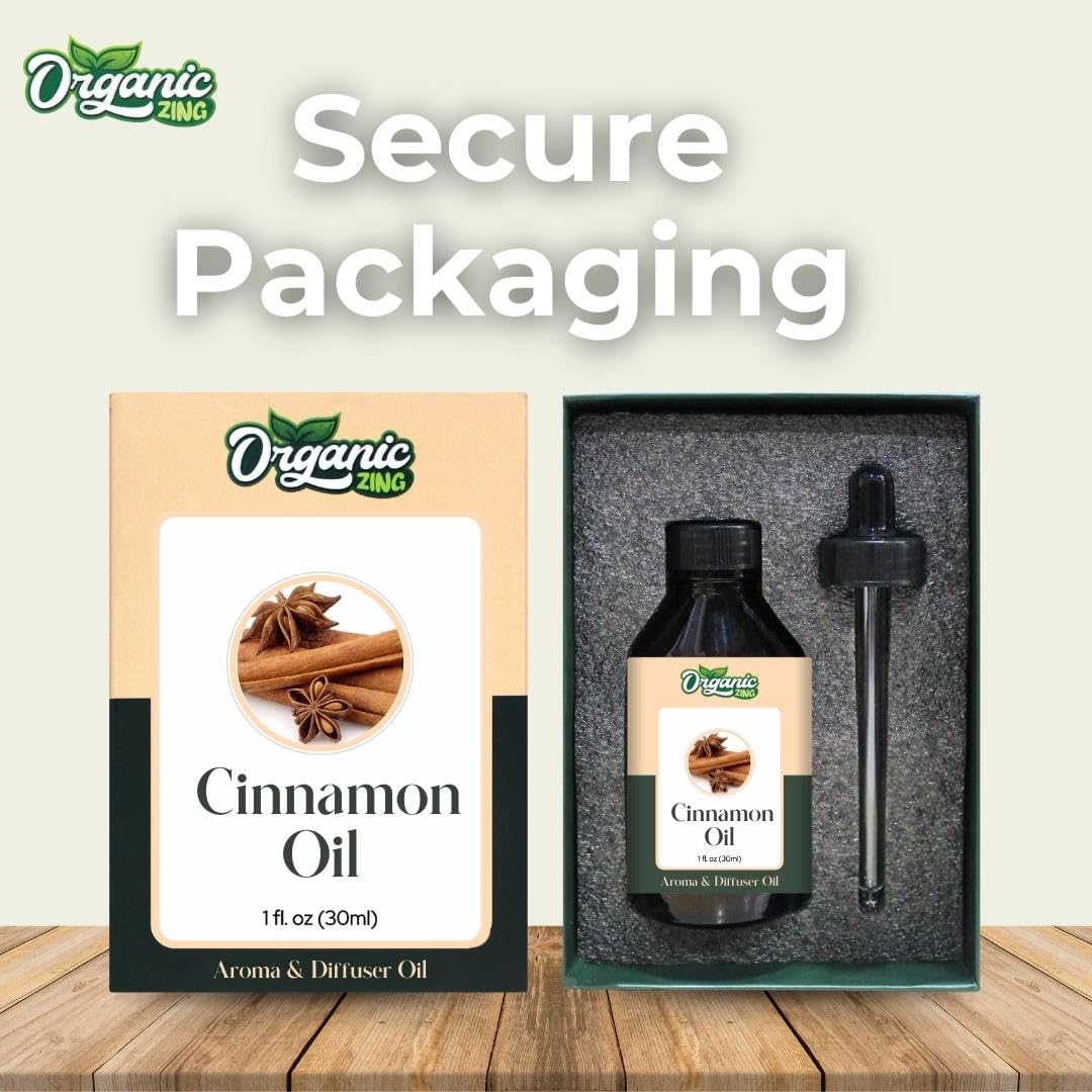 Organic Zing Cinnamon Aroma & Diffuser Oil for DIY Candle & Soap Making - Oil - 30 ml ORGANIC ZING buy supplements canada