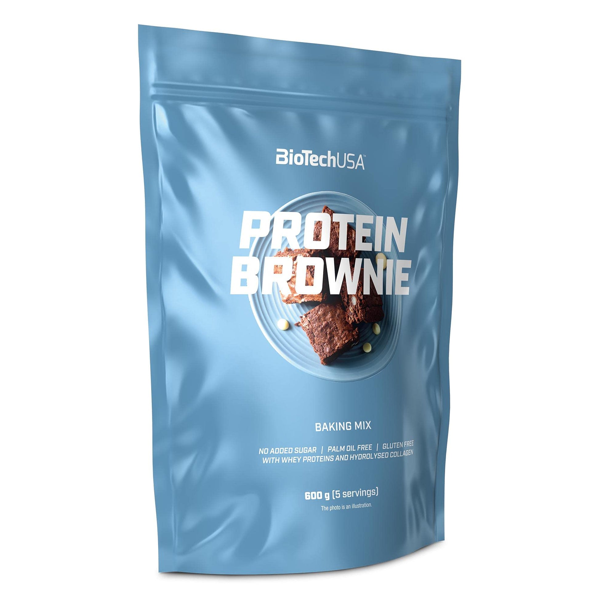 BioTechUSA Protein Brownie, Baking Mix with Collagen, whey proteins and sweeteners. 600 g, Chocolate BioTechUSA buy supplements canada