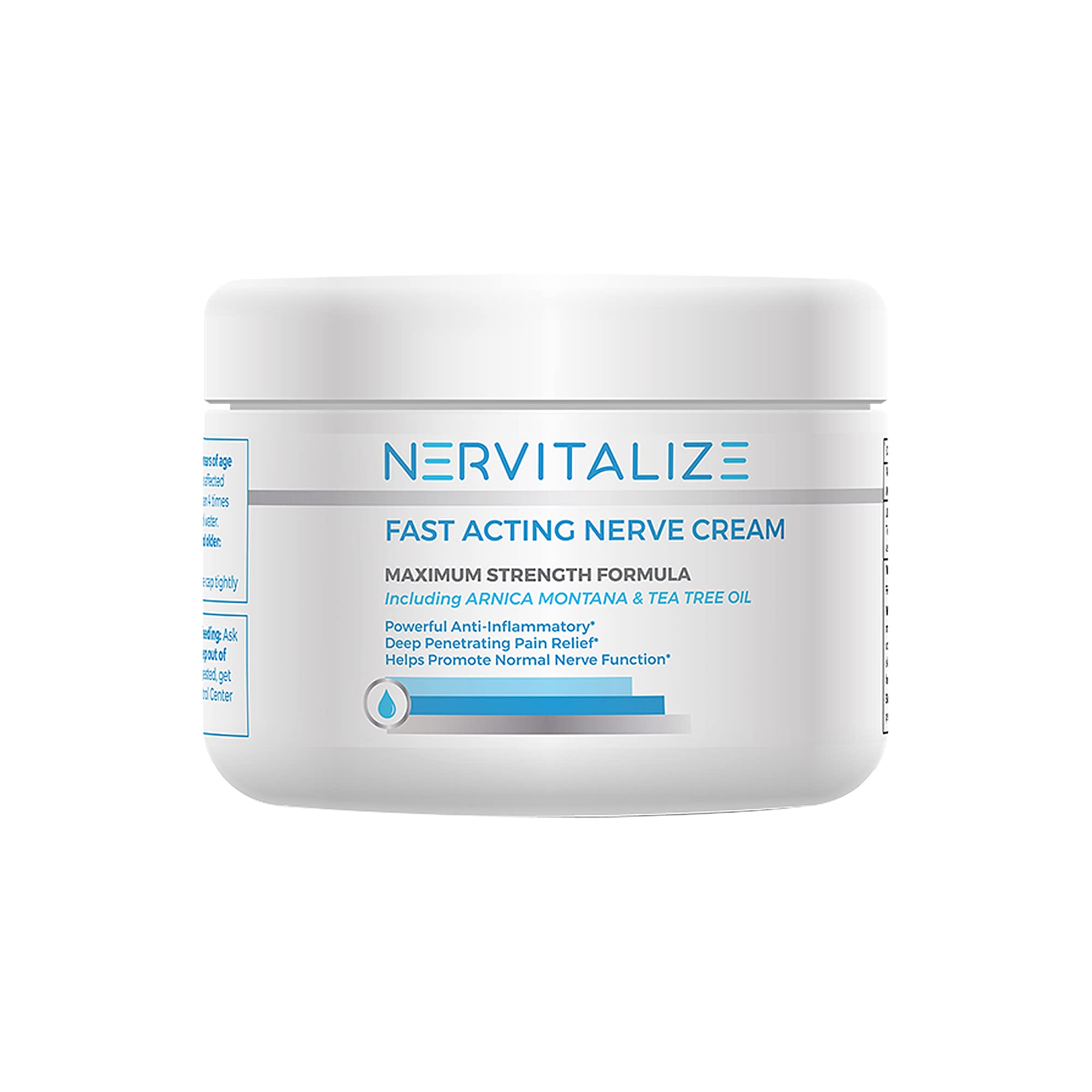 Nervitalize Fast Acting Nerve Pain Relief Cream Maximum Strength Formula - 3 fl oz - Helps Provide Neuro Pain Relief and Deep Nerve Nourishment to Support Normal Nerve Function - Made in The USA Nervitalize buy supplements canada