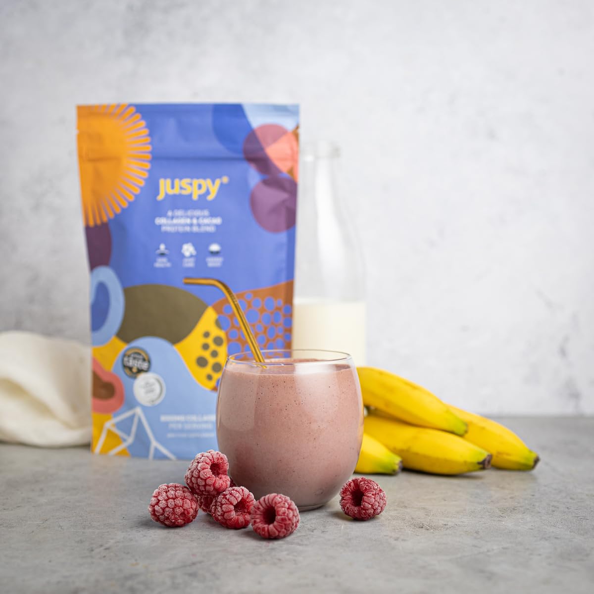 Juspy Premium Marine Collagen Powder + High Protein Cacao Superfood Blend Juspy buy supplements canada