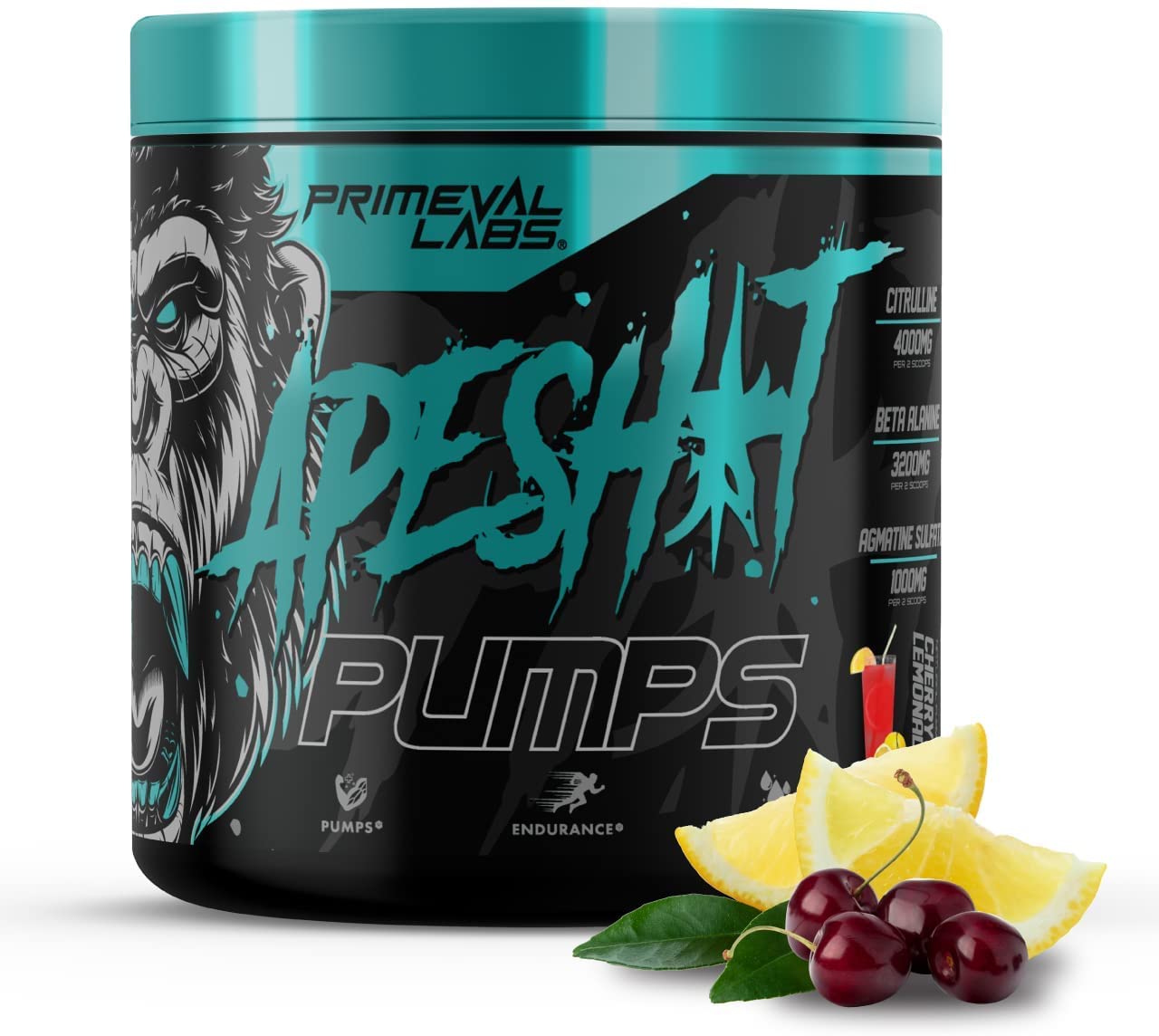 Primeval Labs Ape Pumps Natural Pre Workout Powder | Caffeine Free Preworkout Primeval Labs buy supplements canada