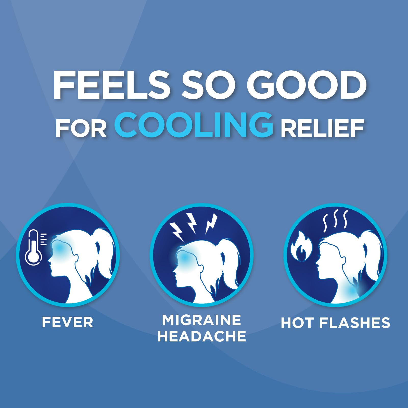 HealthWise Instant Cool Gel Patches | Migraine & Fever Relief | 12-Count | 4.75” x 2” | Soothing Menthol Vapors | Non-Medicated Formula HealthWise buy supplements canada