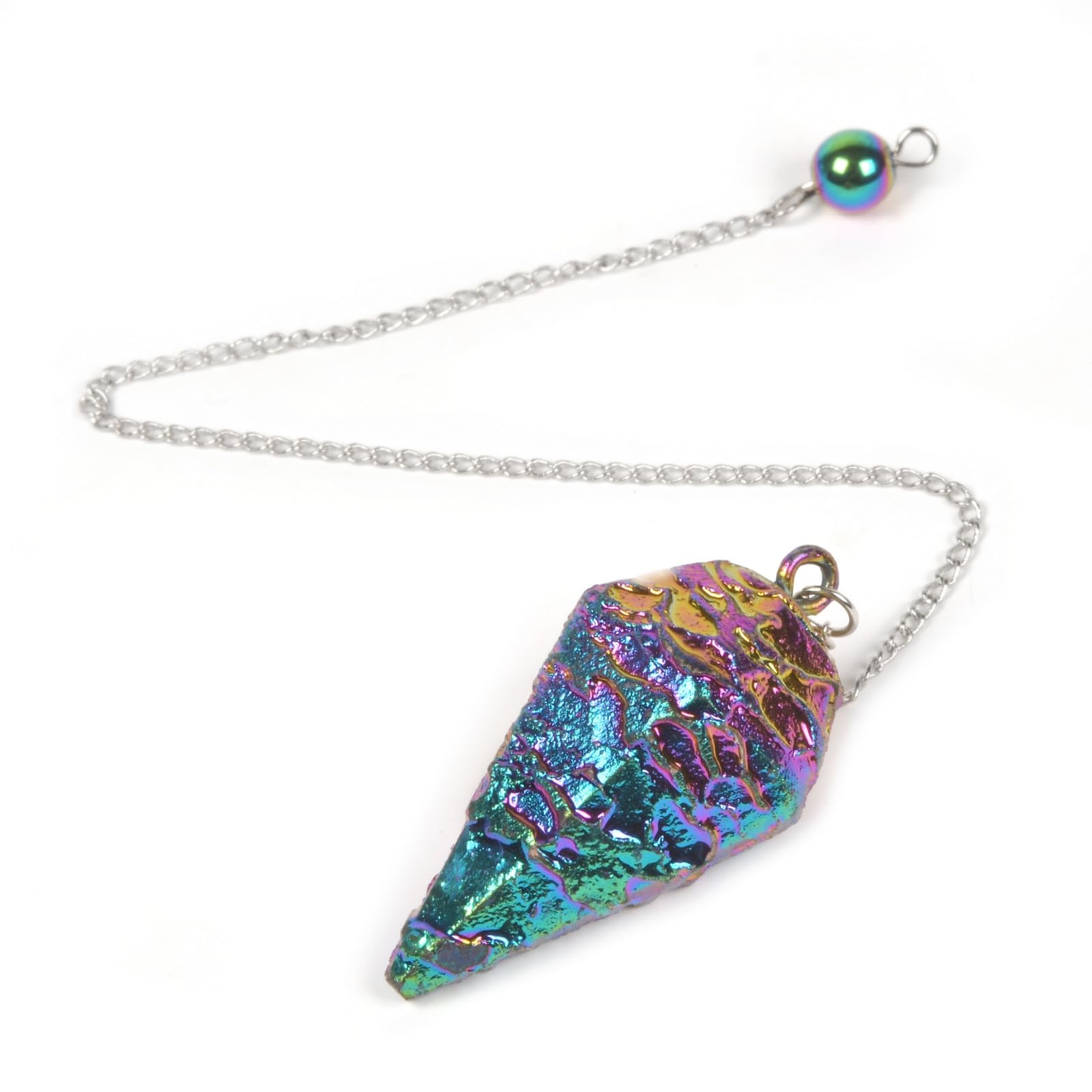 JUSTINSTONES Metallic Rainbow Coated Dragon Blood Fossil Gemstone Rock Crystal Hexagonal JUSTINSTONES buy supplements canada