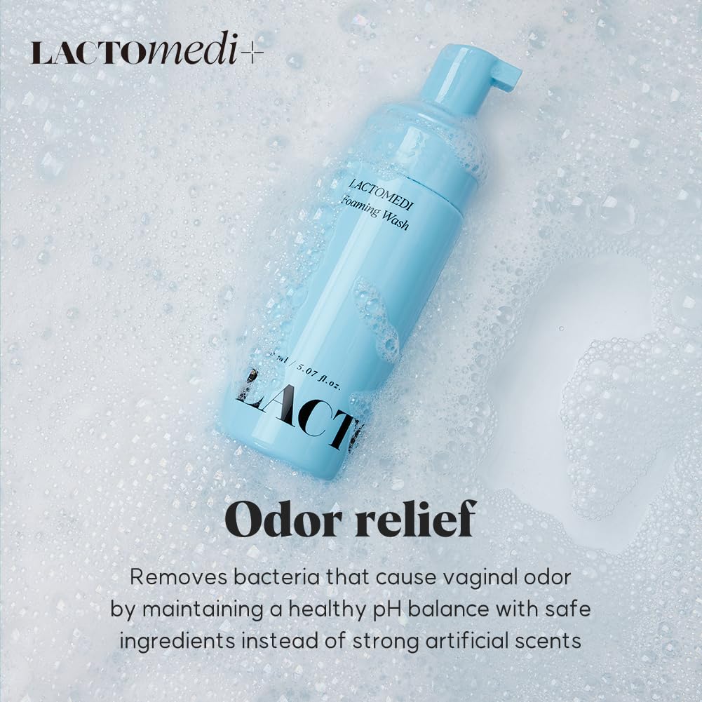 LACTOMEDI Feminine Foaming Wash | Gentle Foam Cleanser for Intimate Hygiene | pH-Balanced Formula LACTOMEDI buy supplements canada