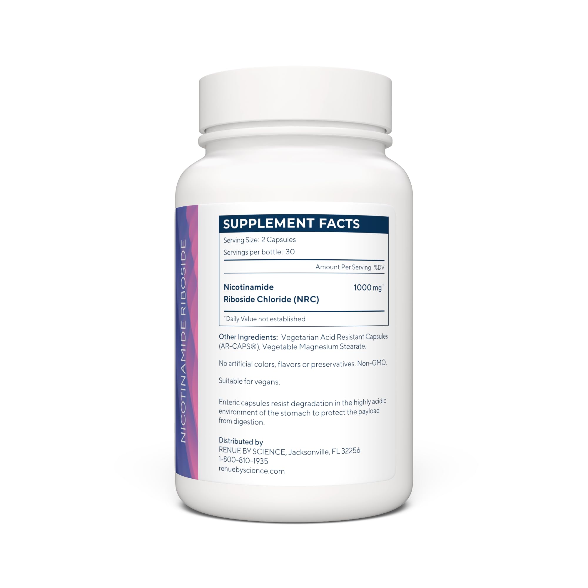 RENUE by Science Nicotinamide Riboside | High Strength NAD Supplement | 60 Nicotinamide Enteric-Coated Capsules - 1000mg Nicotinamide Riboside per Serving | Manufactured in The USA Third-Party Tested Renue By Science buy supplements canada