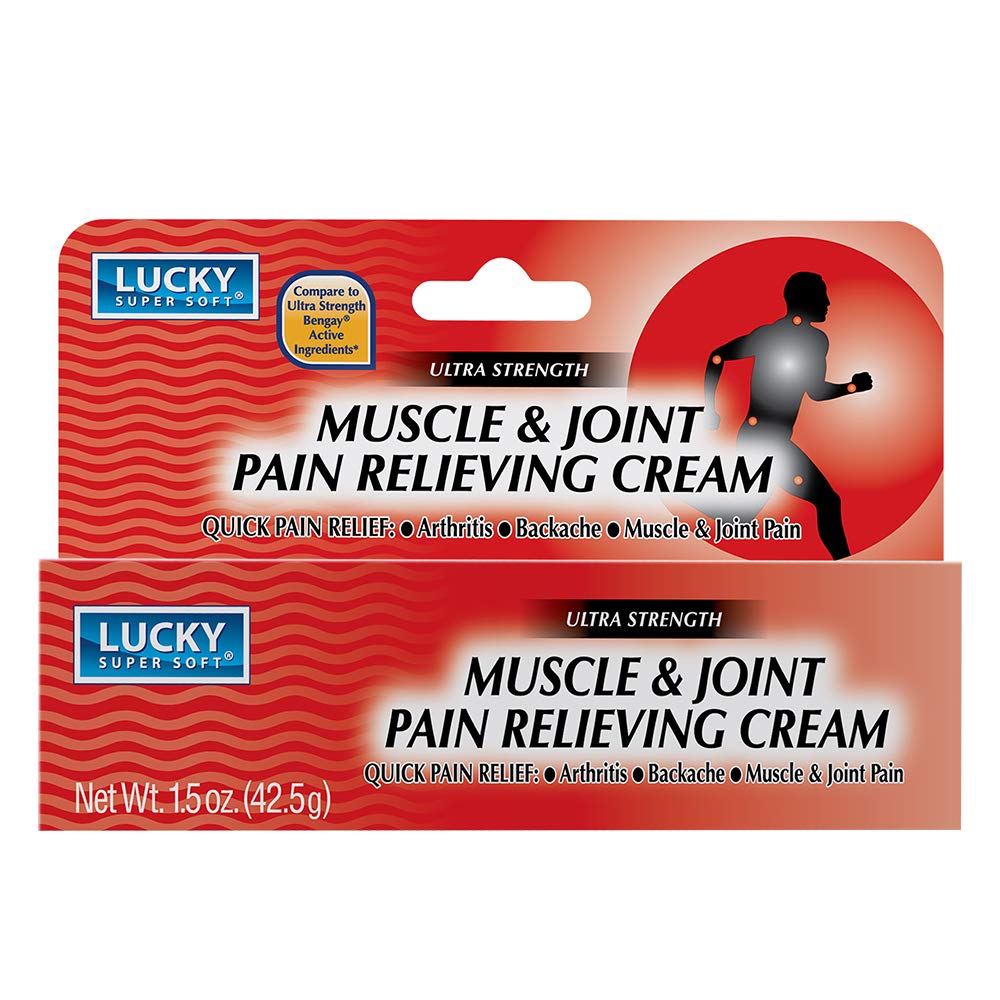 Lucky Super Soft Muscle & Joint Pain Relieving Cream, 1.5 Ounce Lucky Super Soft buy supplements canada