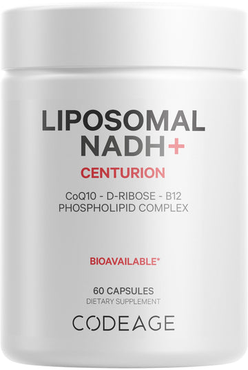Codeage Liposomal NADH+ Supplement - CoQ10 - Vitamin B12 - D-Ribose Bioenergy Codeage buy supplements canada