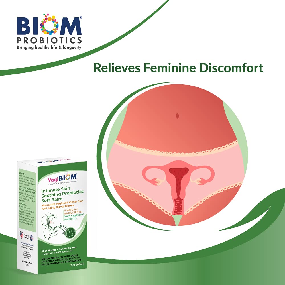 Intimate Skin Soothing Probiotics Soft Balm SheaButter with VagiBiom Lactobacillus crispatus Biom Probiotics buy supplements canada