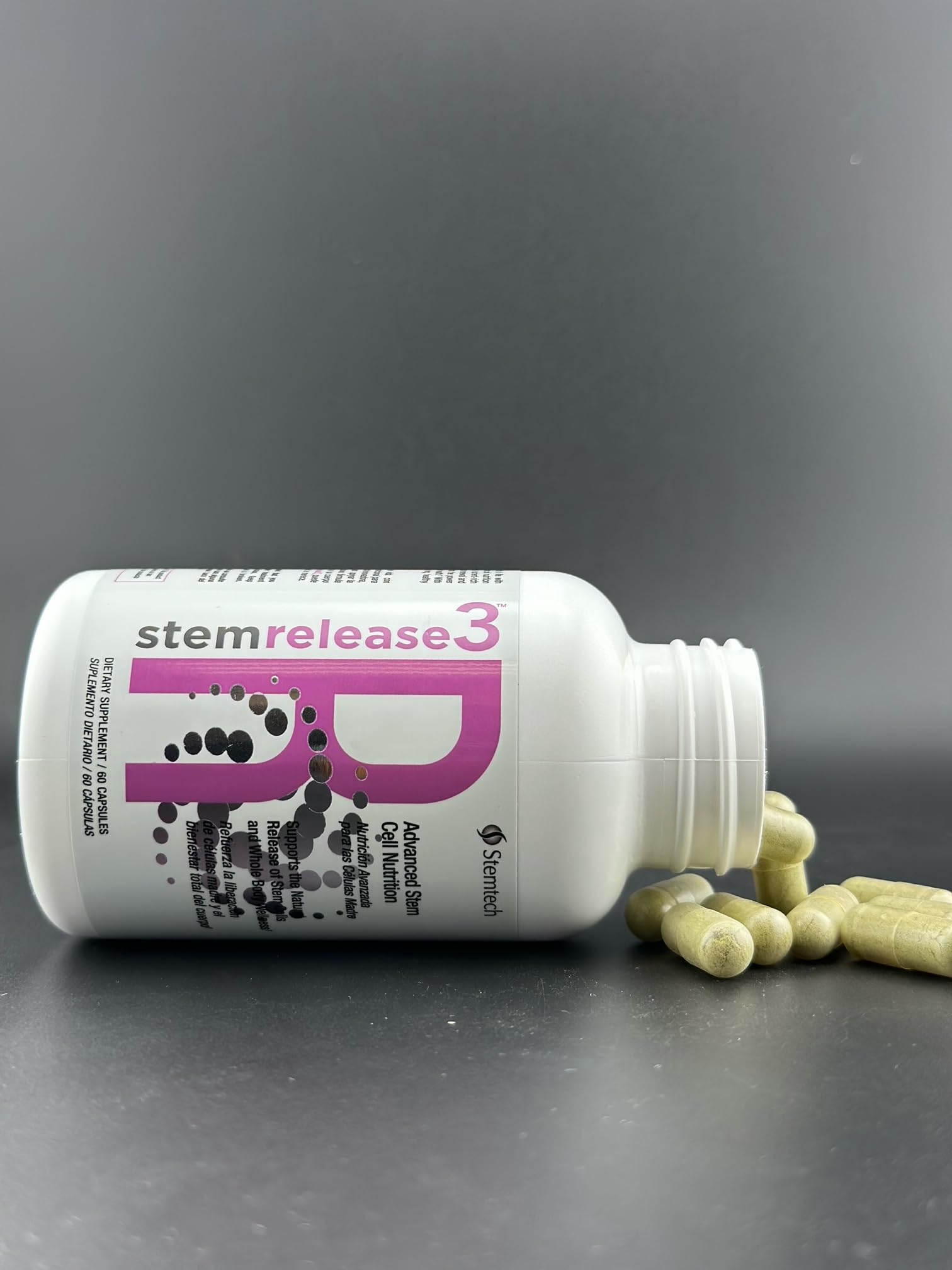Stemtech Stemrelease3 Cutting-Edge Stem Cell Nutrition for Natural Renewal and Youthful Vitality, Exclusive Blend for Enhanced Telomere Health, 60 Capsules StemTech buy supplements canada