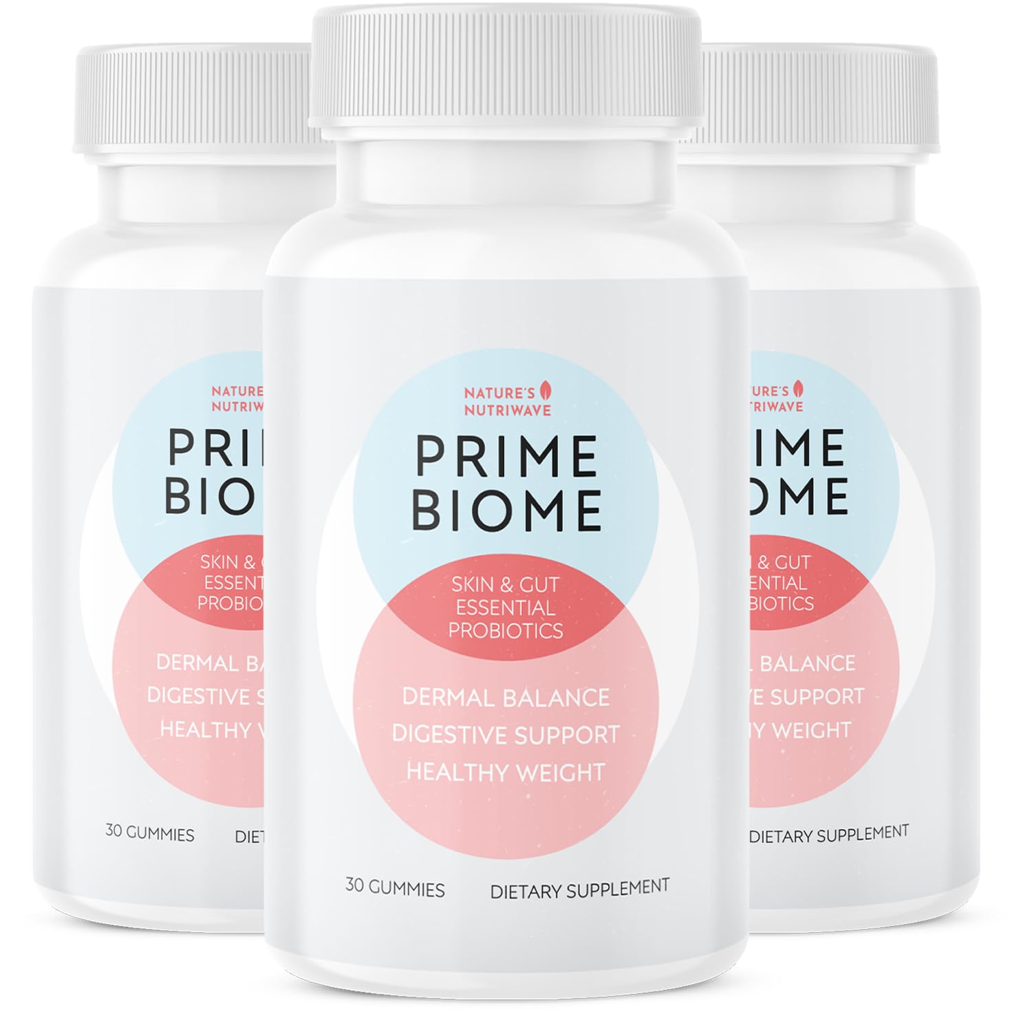 Nature’s NutriWave PrimeBiome Probiotic Gummies – Plant-Based Blend with Inulin, Lion’s Mane, Ginger & More– Non-GMO, No Stimulants, GMP Certified – 30 Gummies, 3 Month Supply Nature’s NutriWave buy supplements canada