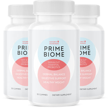 Nature’s NutriWave PrimeBiome Probiotic Gummies – Plant-Based Blend with Inulin, Lion’s Mane, Ginger & More– Non-GMO, No Stimulants, GMP Certified – 30 Gummies, 3 Month Supply Nature’s NutriWave buy supplements canada