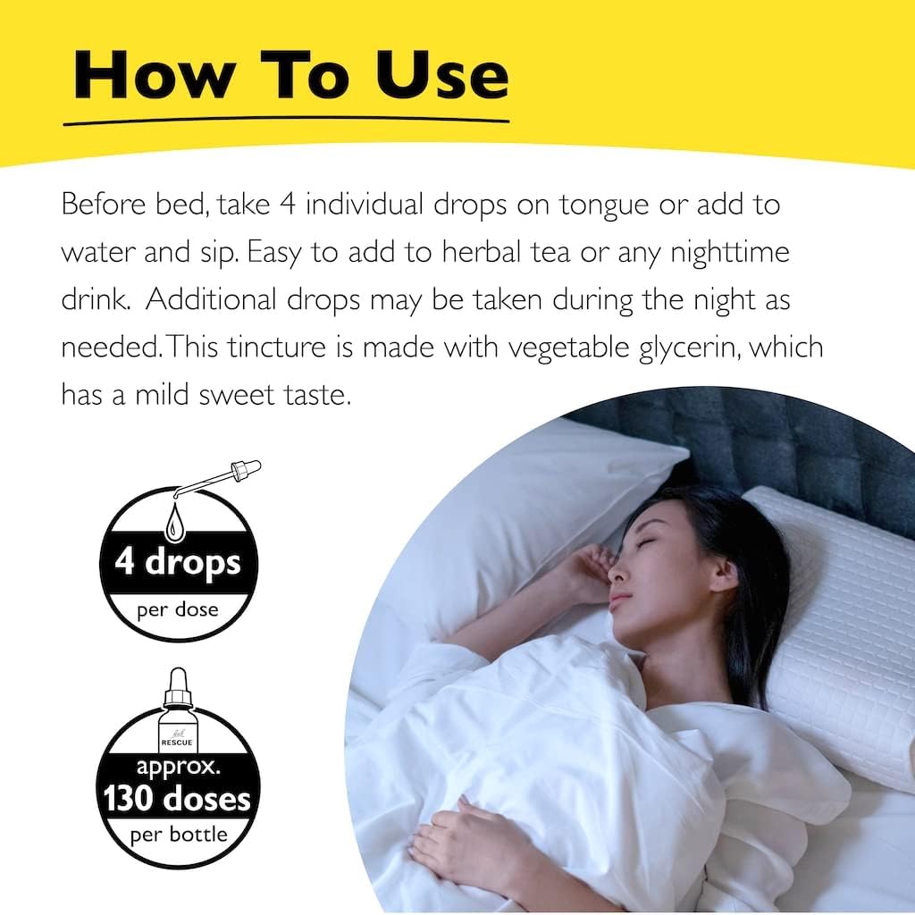 RESCUE Stress Relief & Sleep Support Bundle, Non-Alcohol Formulas, Bach Remedy Dropper 20mL 2-Pack RESCUE buy supplements canada