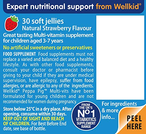Wellkid Peppa Pig Chewable Gummy Vitamins by Vitabiotics - UK's No. 1 Vitamin Company Wellkid buy supplements canada